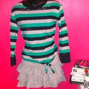 Justice girls top and skirt 12